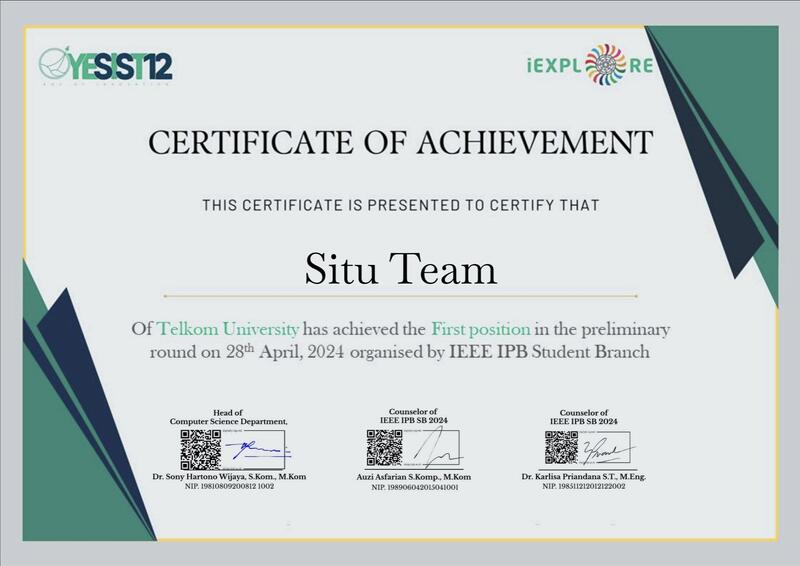 1st Winner of IEEE YESIST12 Innovation Challenge Preliminary Round 2024 - Media 1