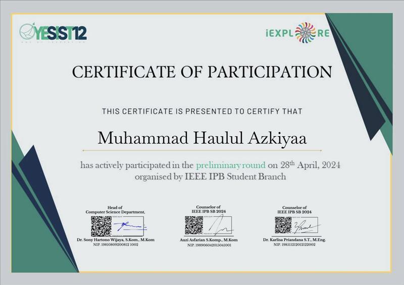 1st Winner of IEEE YESIST12 Innovation Challenge Preliminary Round 2024 - Media 2