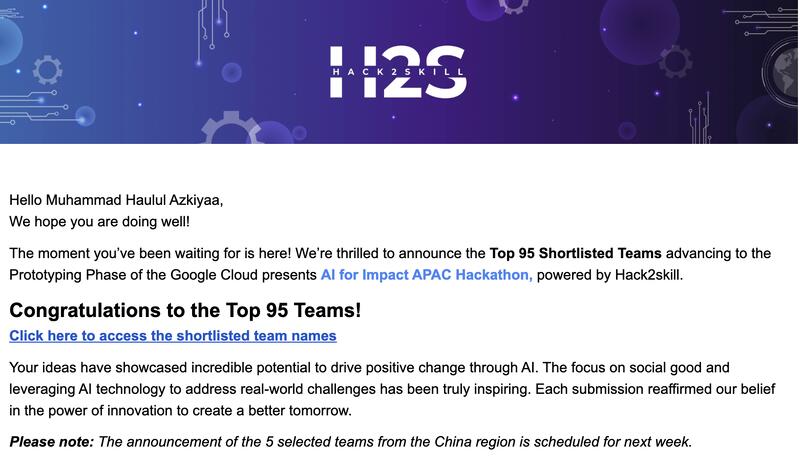 Top 95 of Google Cloud AI for Impact 2024 - Media 2
