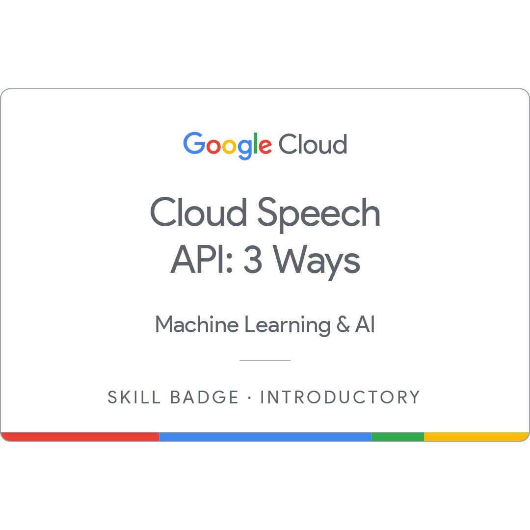 Cloud Speech API: 3 Ways