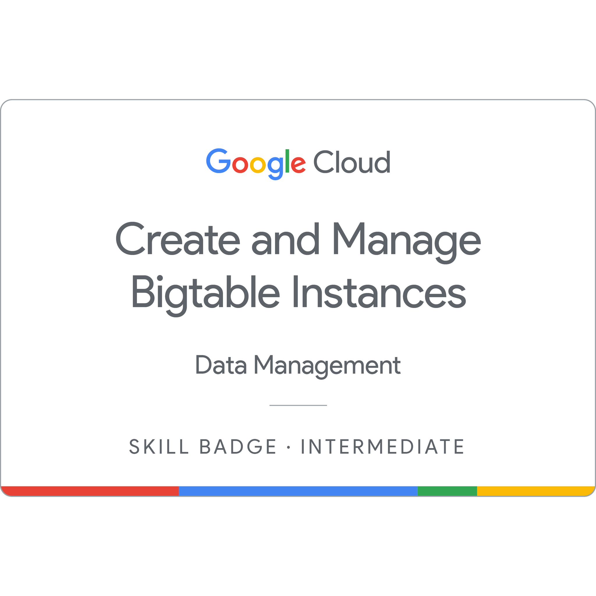 Create and Manage Bigtable Instances