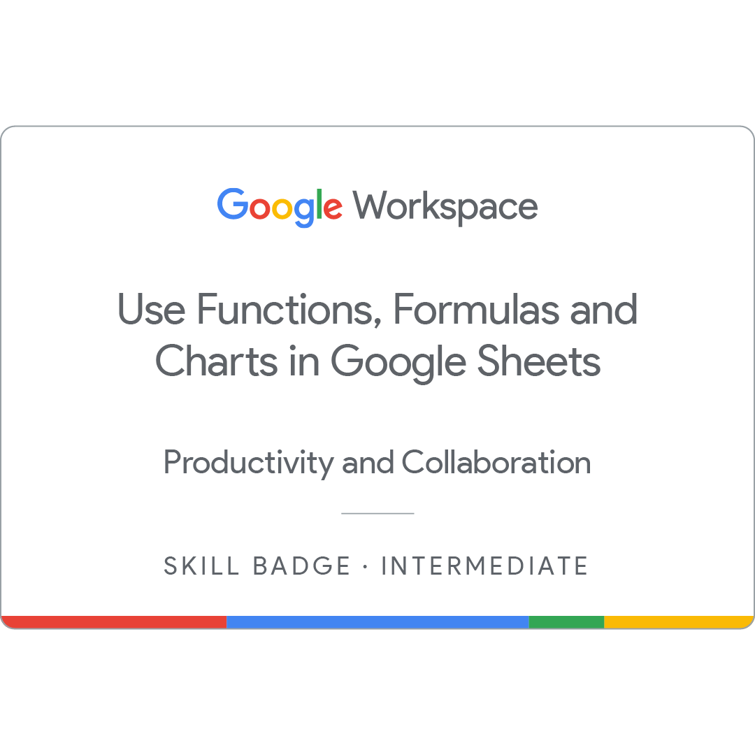 Use Functions, Formulas, and Charts in Google Sheets